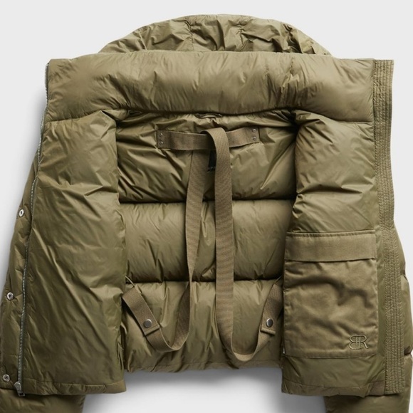 Banana Republic Olive Puffer Down Jacket - Picture 4 of 6